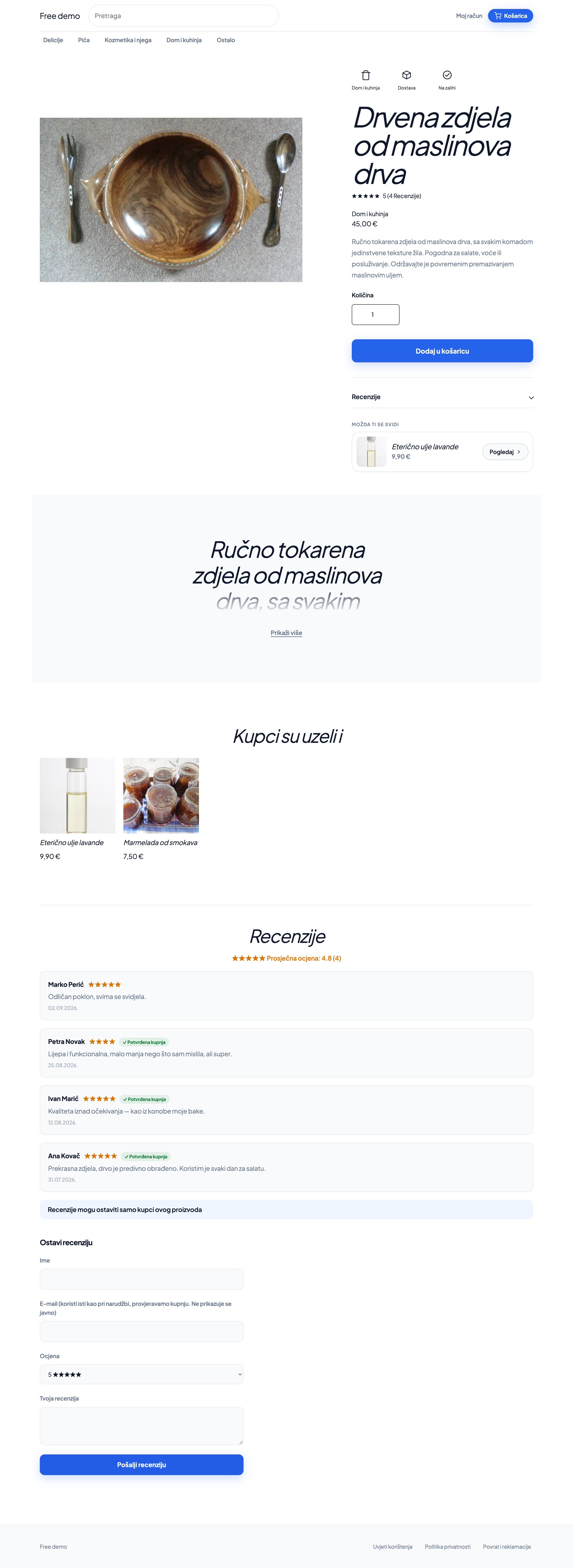 Zahvala kupcu: recenzija čeka odobrenje
